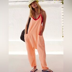 🔥NWT FP Movement Hot Shot Onesie | Pastel Peach